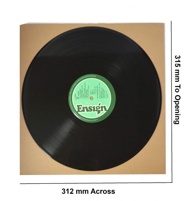 25 12" Inch Brown Vinyl Kraft's Kraft Cardboard LP Record Sleeves