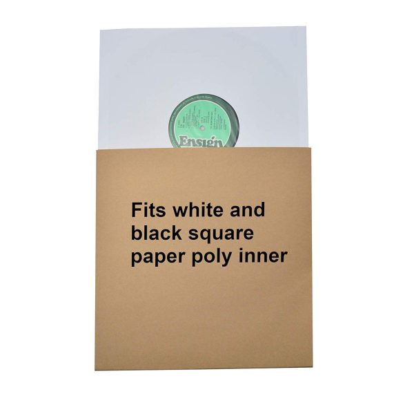 25 12" Inch Brown Vinyl Kraft's Kraft Cardboard LP Record Sleeves