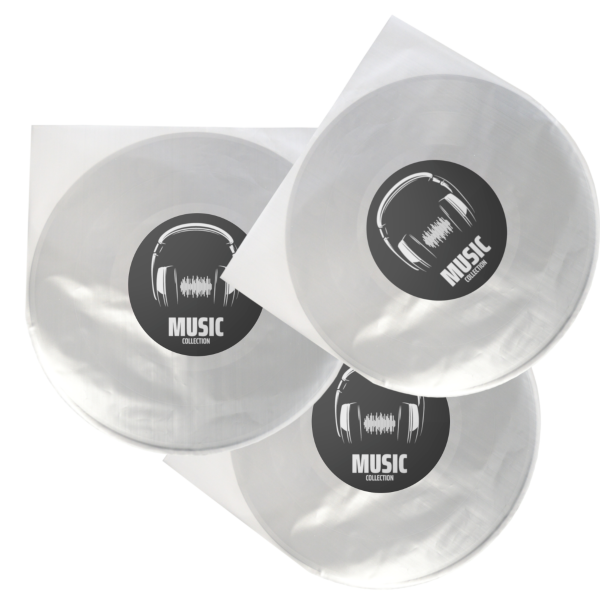 5 10" Inch Groovy's Anti-Static Poly-Inner Vinyl Plastic Record Sleeves