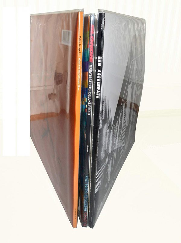 100 12" Inch Double Vinyl Album Gatefold LP 360 Gauge Plastic Record Sleeves