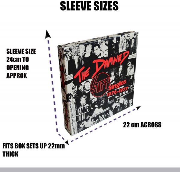 25 7" Single 45 Vinyl Box Set 450 Gauge Plastic Record Sleeves-2721