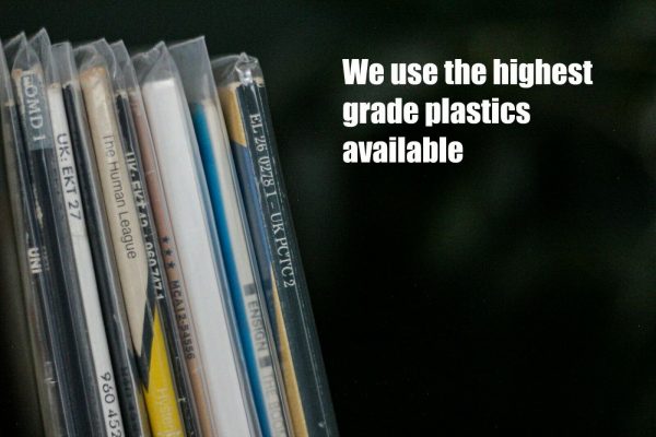1000 12" Inch 450 Gauge Outer Plastic Record Sleeves - Image 7