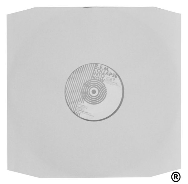100 12" Inch White Paper Polylined Inner LP Anti-Static Record Sleeves-18409