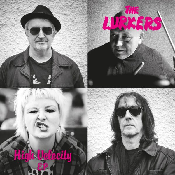 The Lurkers High Velocity 7" Inch 45 rpm EP Pink Vinyl Limited Edition of 500 Copies