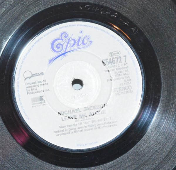 Michael Jackson Leave Me Alone 7" Inch Vinyl 45 rpm Single Record-18671