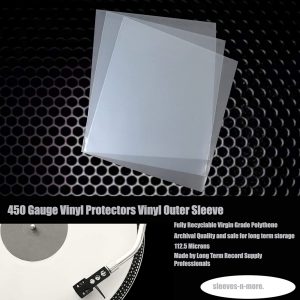 7" Inch 450 Gauge Outer Record Sleeves