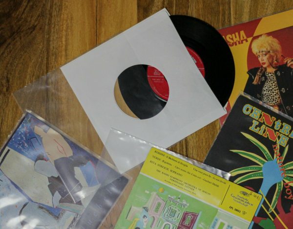 500 7" Inch 450g Gauge Vinyl Single Plastic Polythene Outer Record Sleeves
